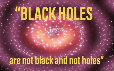 Zwarte gaten zijn niet zwart en geen gaten